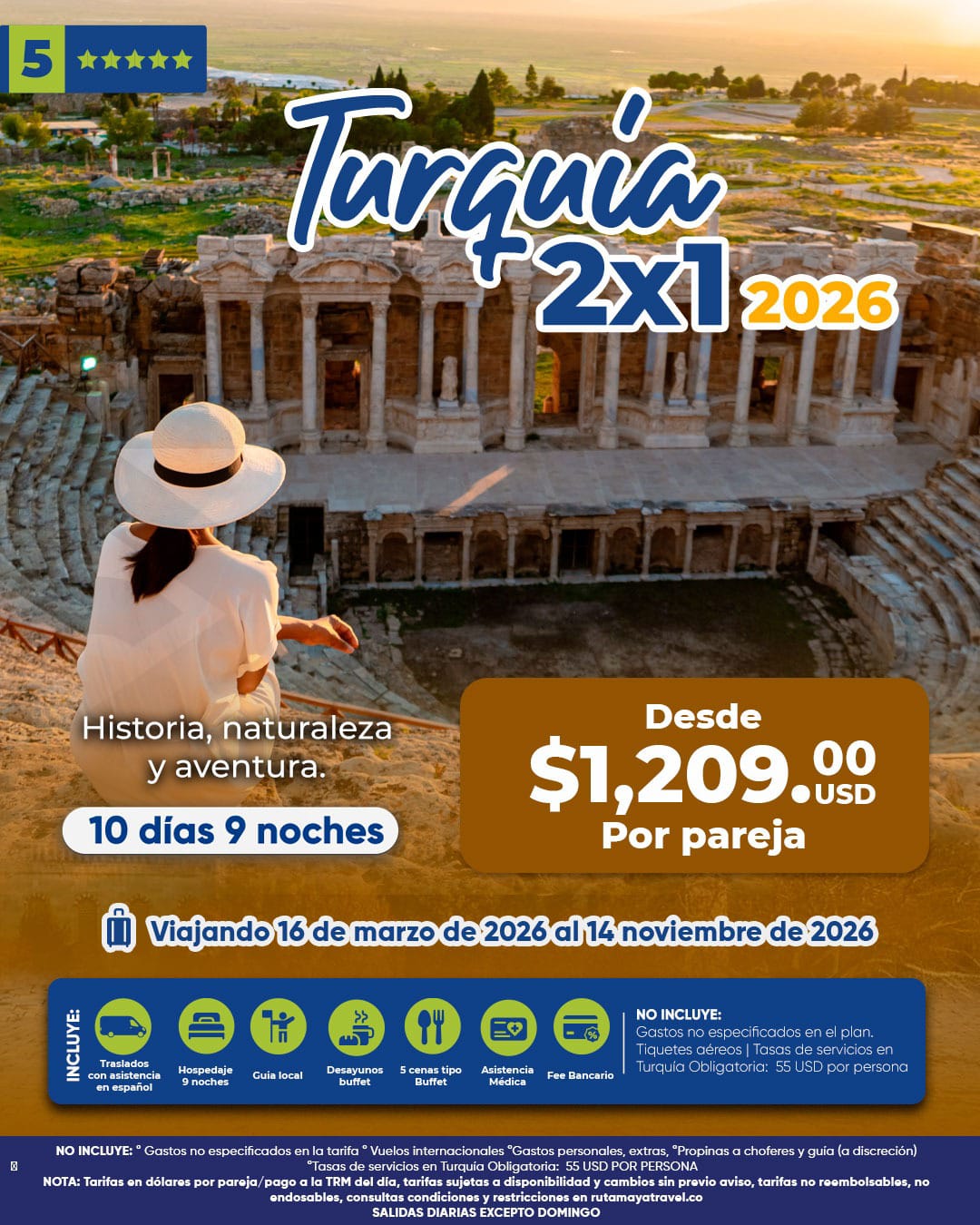 Turquía 2x1